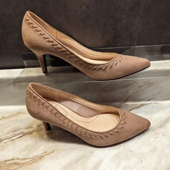 LifeStride Soft System Flex Sole Heels Size 7.5 - Picture 4 of 12